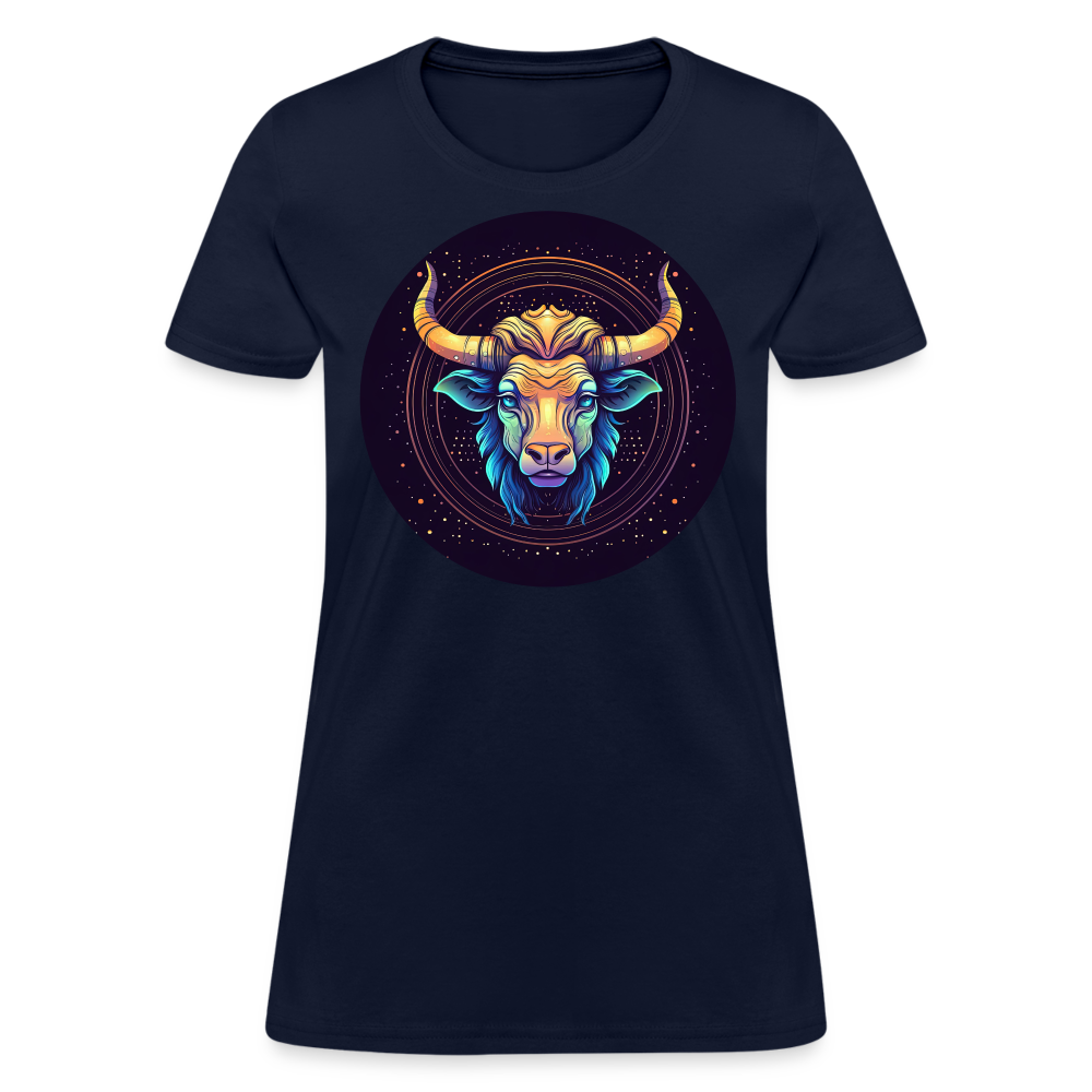 Women's Magic Taurus T-Shirt - navy