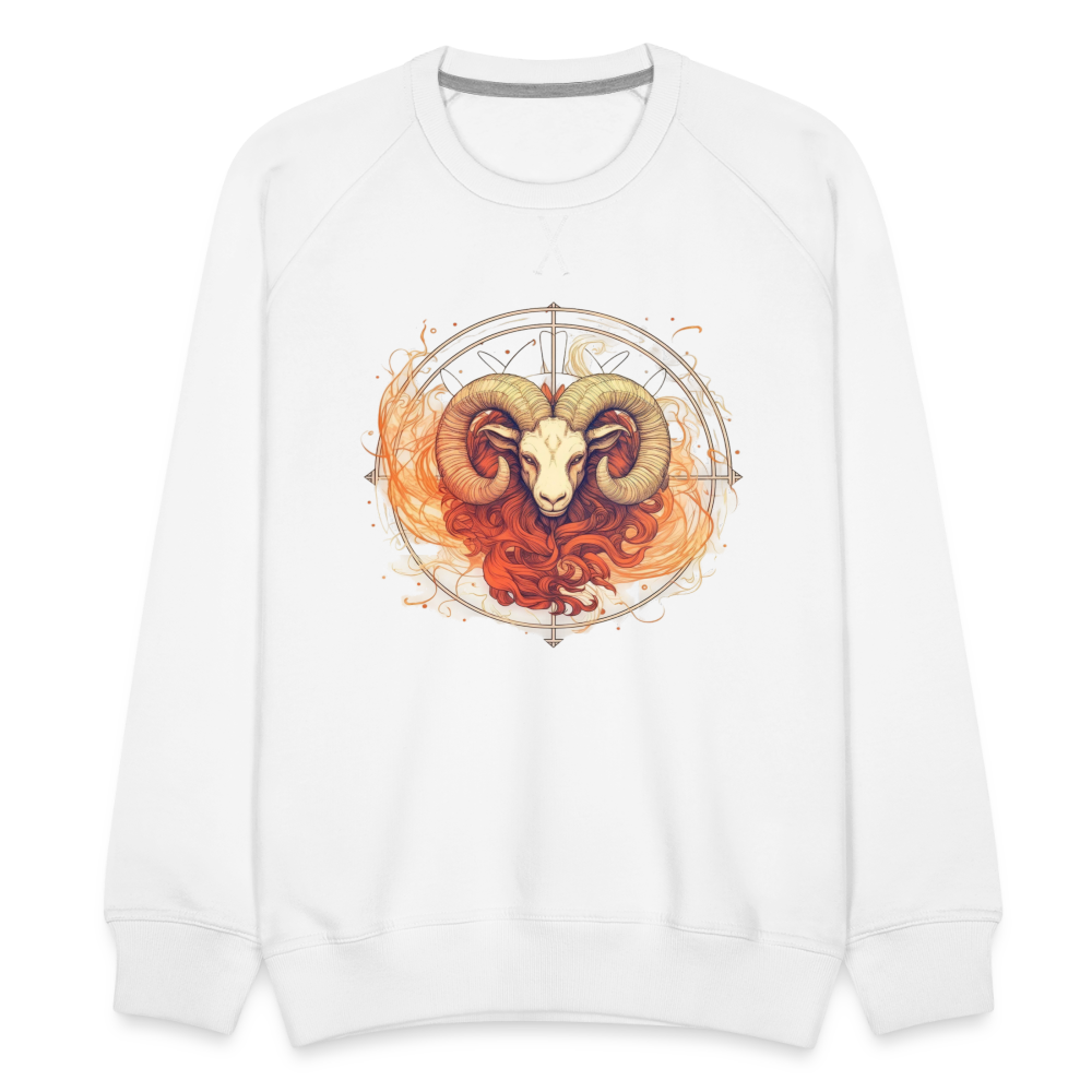 Men’s Mythical Aries Premium Sweatshirt - white