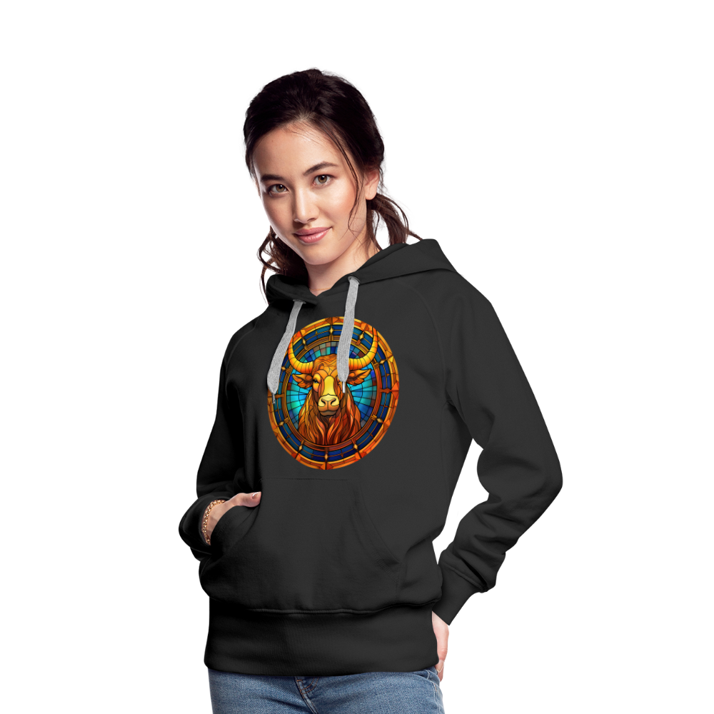 Women’s Mosaic Taurus Premium Hoodie - black