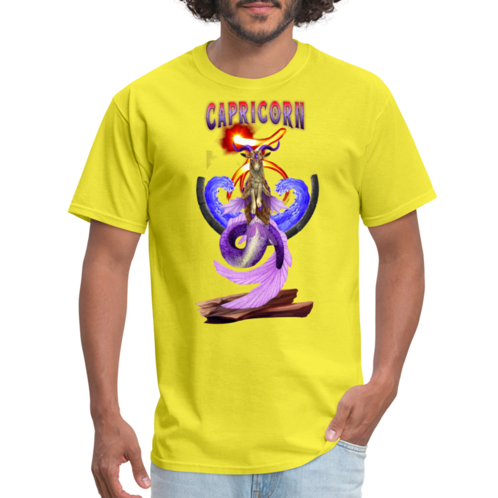 Men's Astral Capricorn Classic T-Shirt - yellow