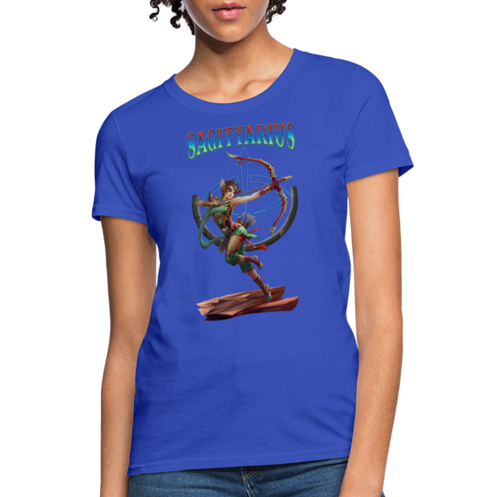 Astral Sagittarius Women's T-Shirt - royal blue