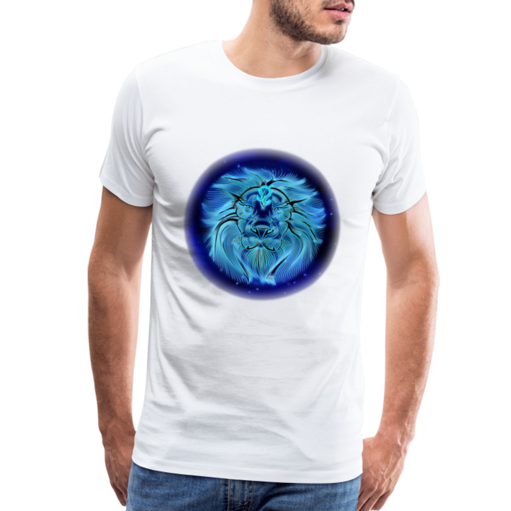 Men's Leo Premium T-Shirt - white