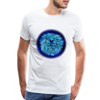 Thumbnail for Men's Leo Premium T-Shirt - white