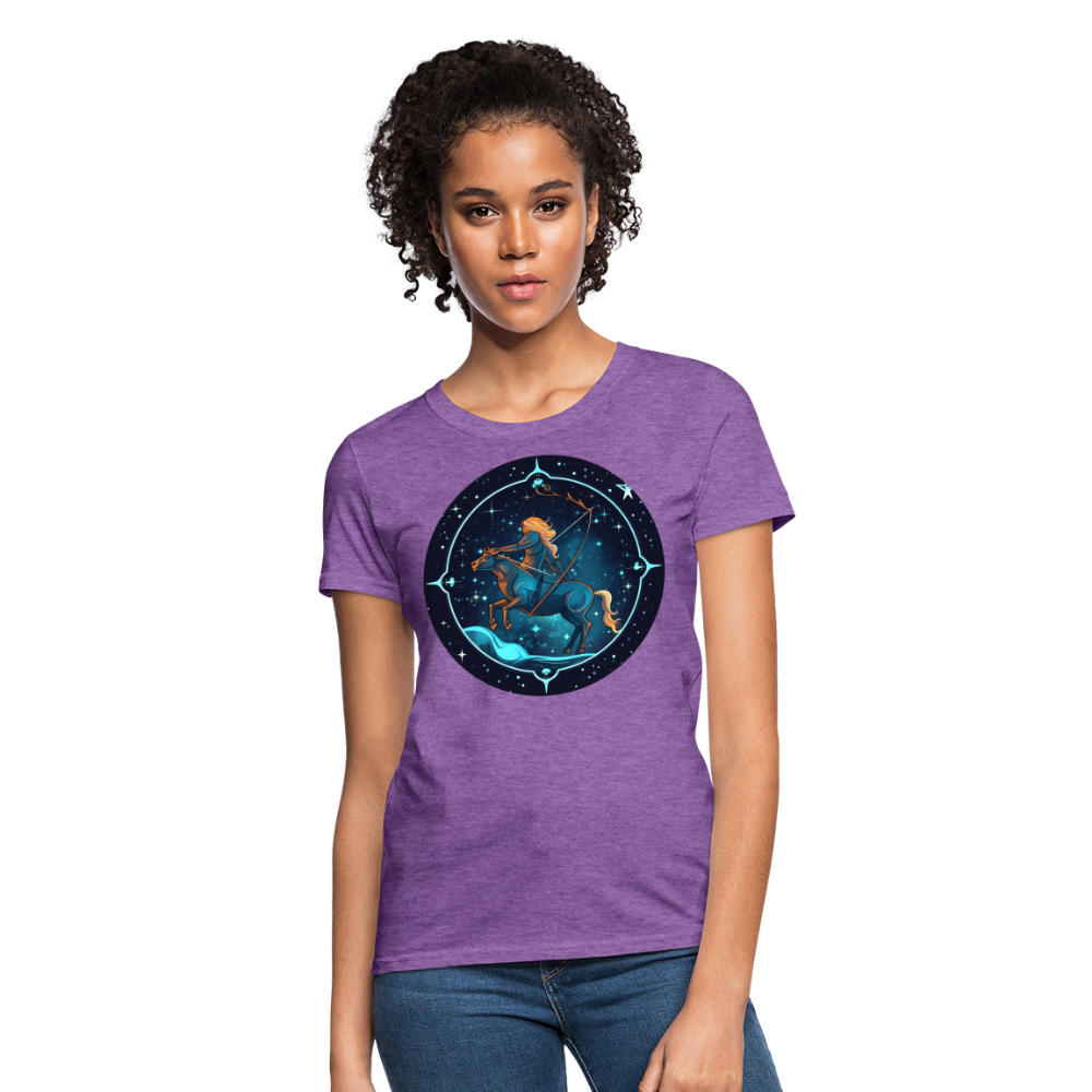 Women's Magic Sagittarius T-Shirt - purple heather