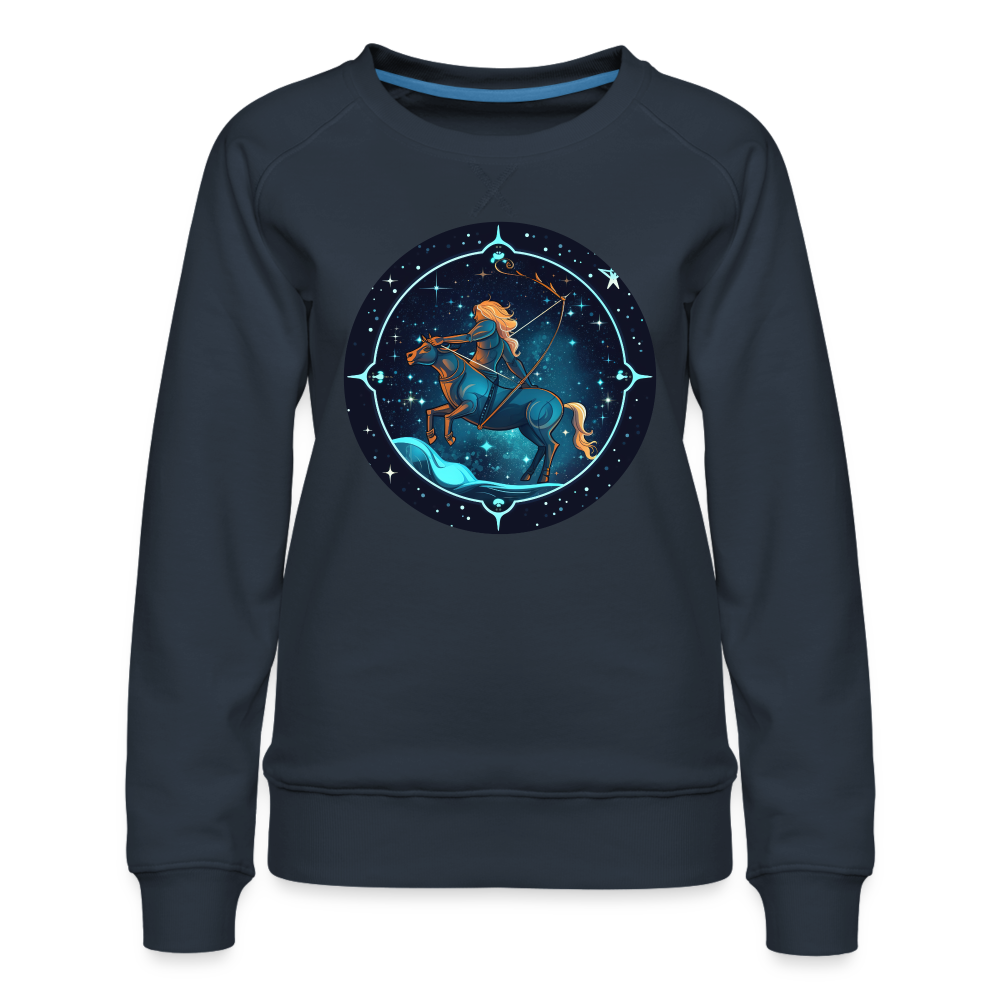 Women’s Magic Sagittarius Premium Sweatshirt - navy