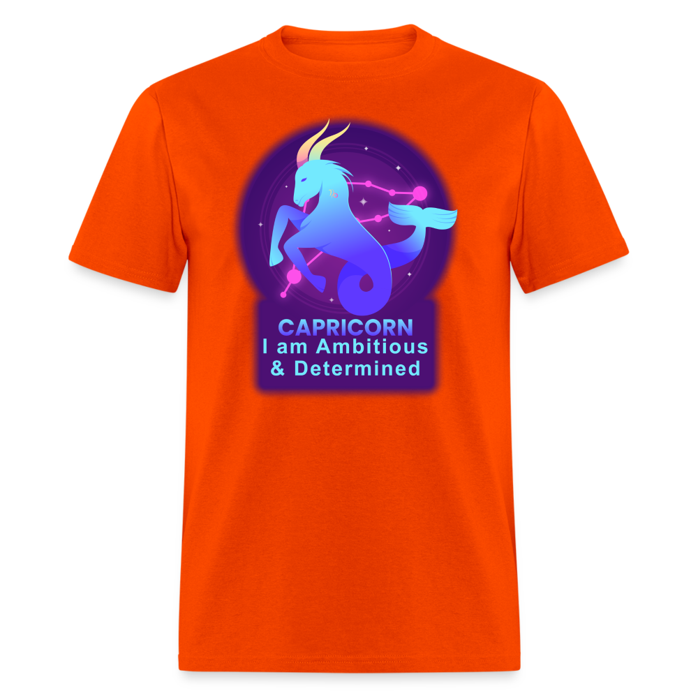 Men's Neon Capricorn Classic T-Shirt - orange