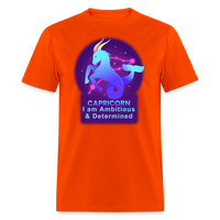 Thumbnail for Men's Neon Capricorn Classic T-Shirt - orange