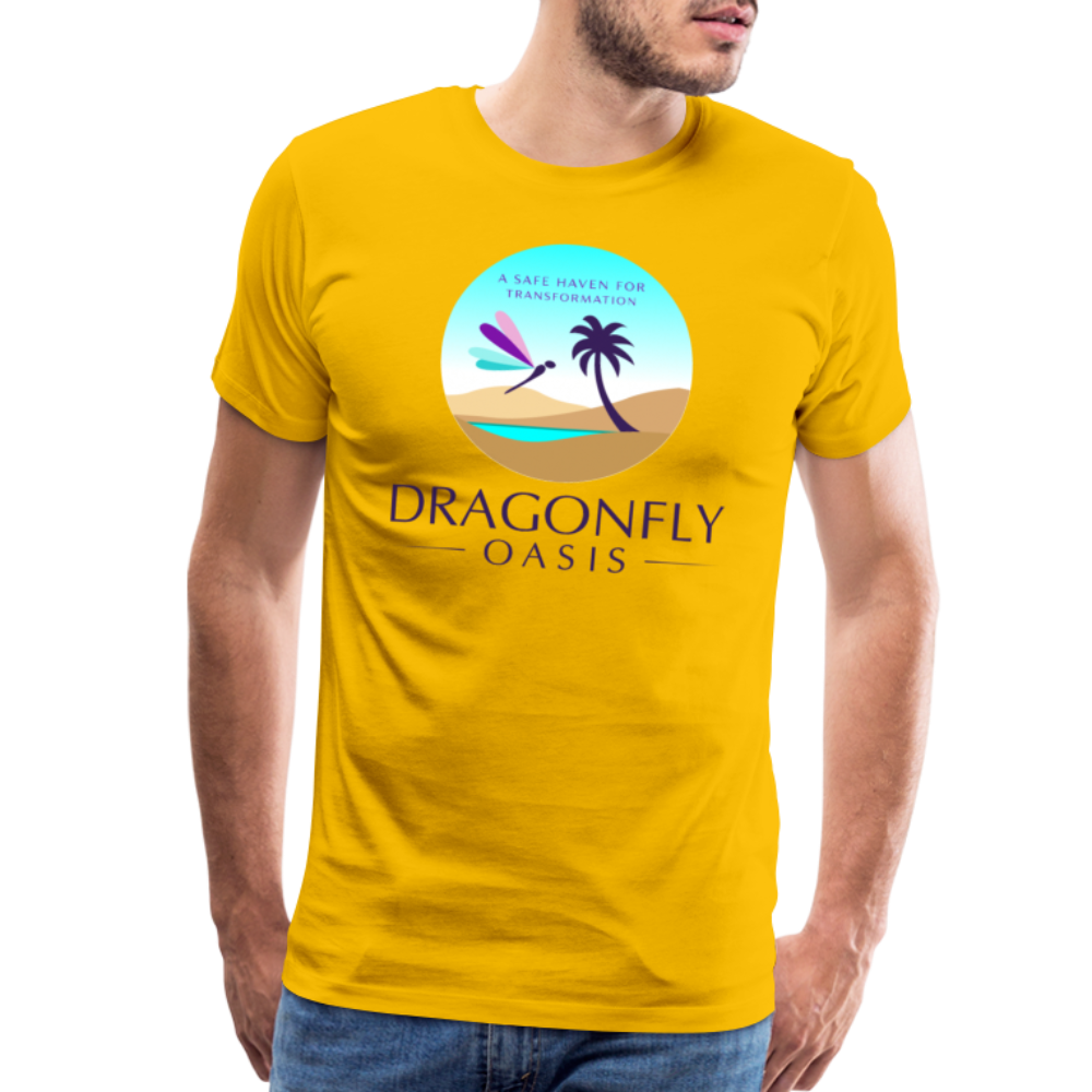 Men's Dragonfly Oasis V.1 Premium T-Shirt - sun yellow