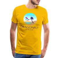 Thumbnail for Men's Dragonfly Oasis V.1 Premium T-Shirt - sun yellow