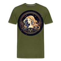 Thumbnail for Men's Mystic Virgo Premium T-Shirt - olive green