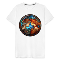 Thumbnail for Men's Mosaic Gemini Premium T-Shirt - white