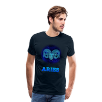 Thumbnail for Men's Aries Premium T-Shirt - deep navy