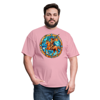 Thumbnail for Men's Mosaic Sagittarius Classic T-Shirt - pink