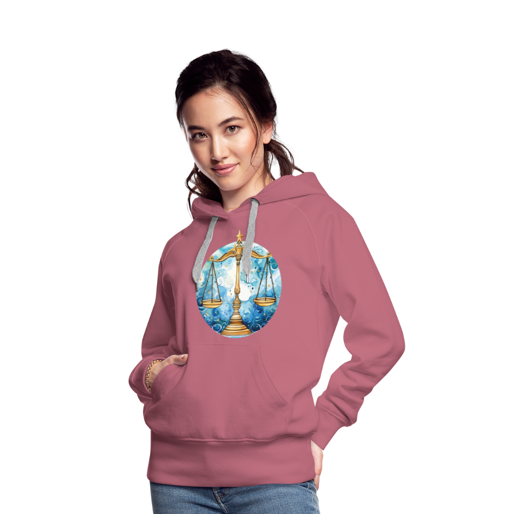 Women’s Mythical Libra Premium Hoodie - mauve