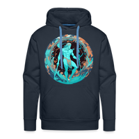 Thumbnail for Men’s Mythical Aquarius Premium Hoodie - navy