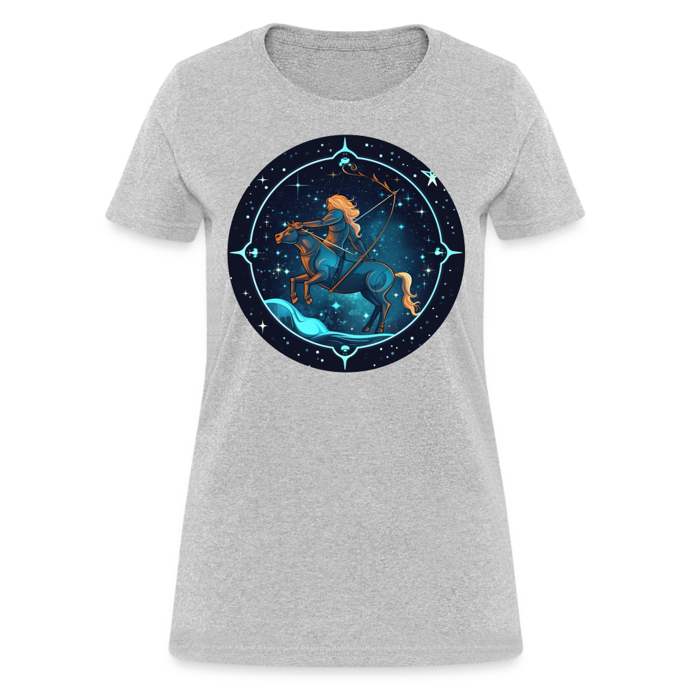 Women's Magic Sagittarius T-Shirt - heather gray