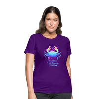 Thumbnail for Women's Neon Cancer T-Shirt - purple