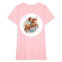 Thumbnail for Women's Symbol Sagittarius T-Shirt - pink