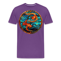 Thumbnail for Men's Mosaic Pisces Premium T-Shirt - purple