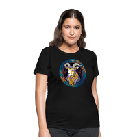 Thumbnail for Women's Mythical Capricorn T-Shirt - black