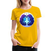 Thumbnail for Women’s Magic Gemini Premium T-Shirt - sun yellow