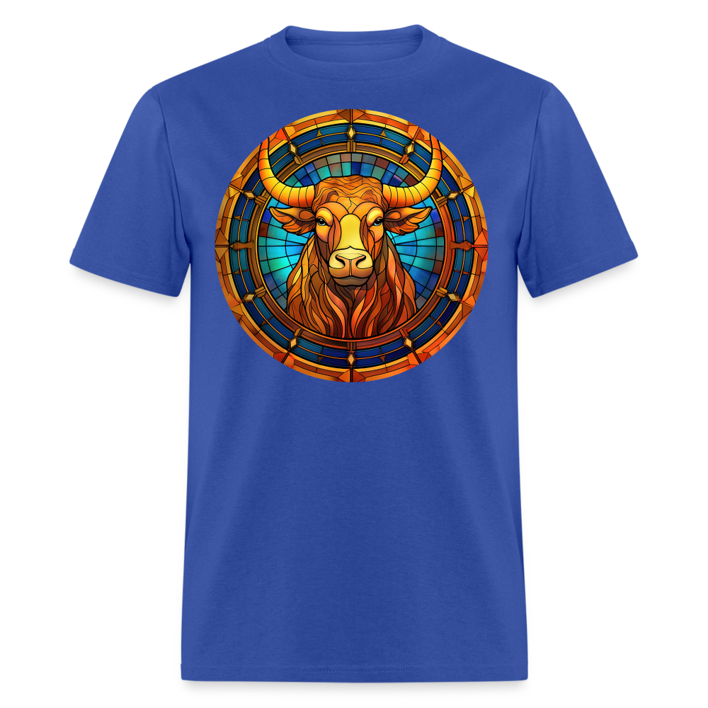 Men's Mosaic Taurus Classic T-Shirt - royal blue