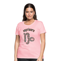 Thumbnail for Women's Power Words Capricorn Premium T-Shirt - pink