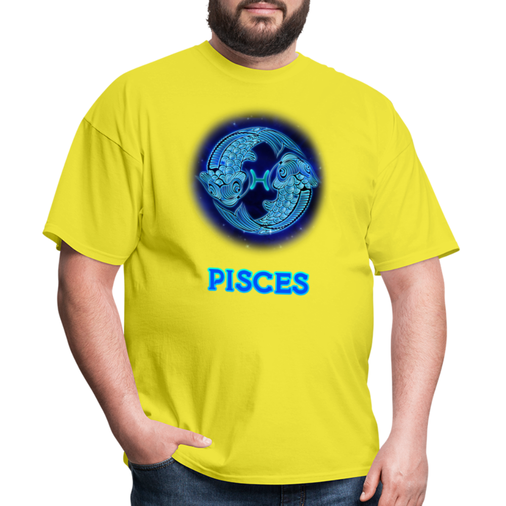 Men's Stellar Pisces Classic T-Shirt - yellow