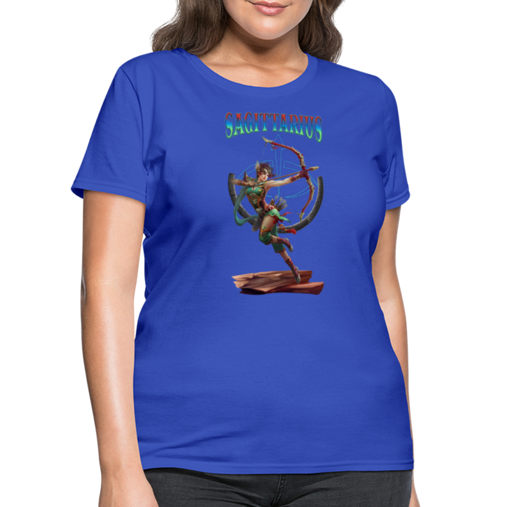 Astral Sagittarius Women's T-Shirt - royal blue