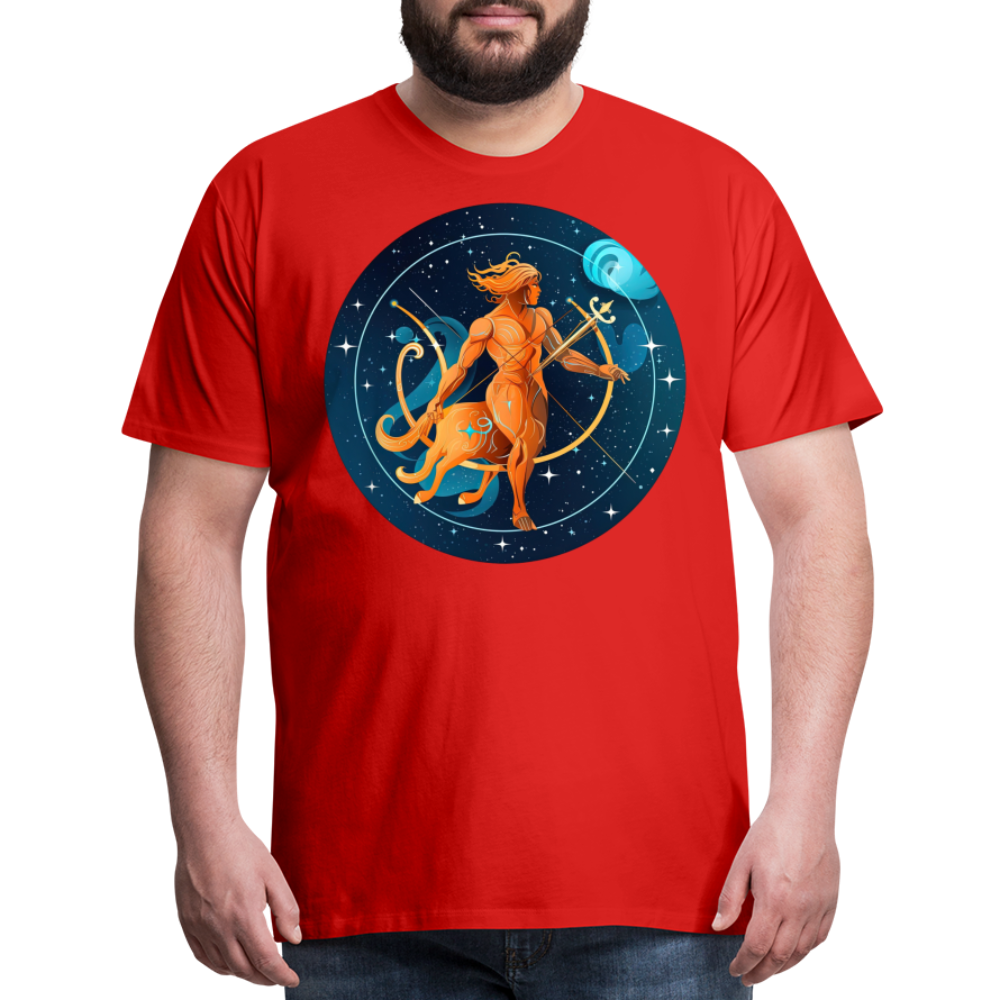 Men's Mythical Sagittarius Premium T-Shirt - red