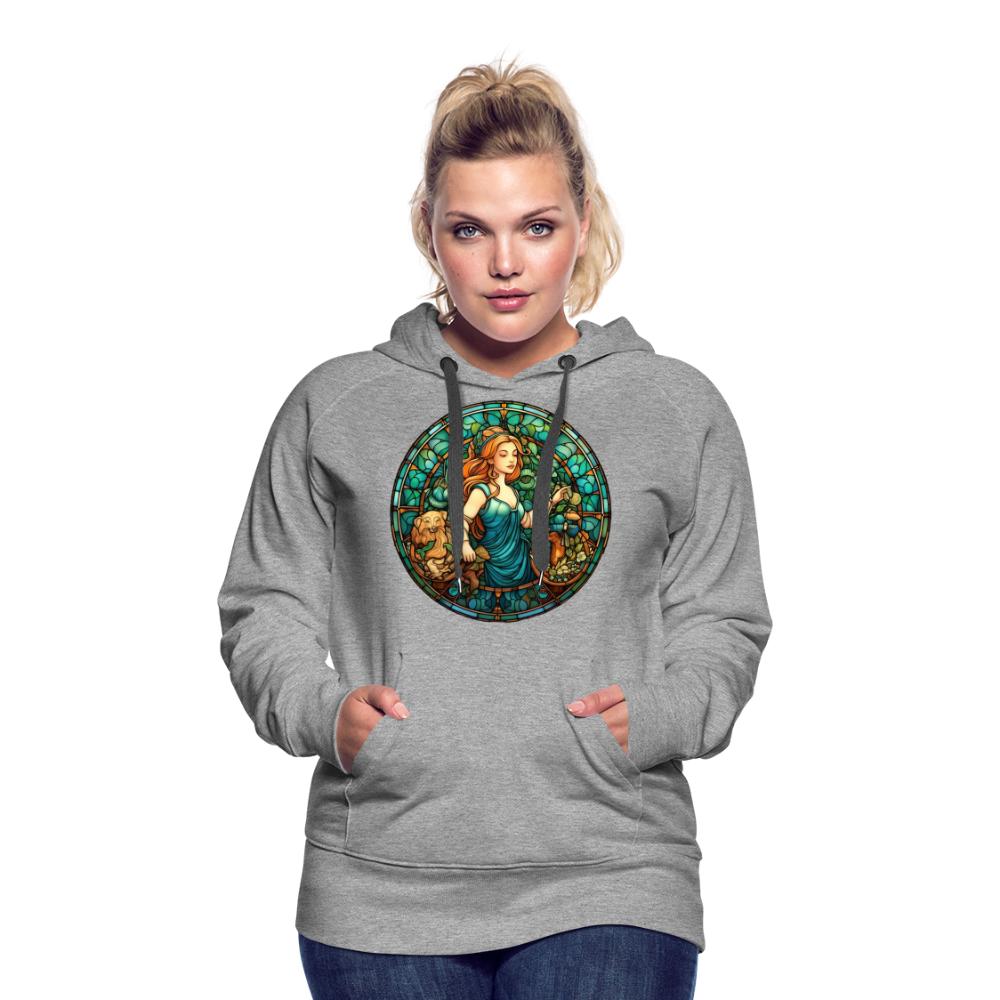 Women’s Mosaic Virgo Premium Hoodie - heather grey