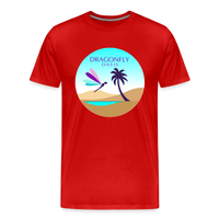 Thumbnail for Men's Dragonfly Oasis v.2 Premium T-Shirt - red