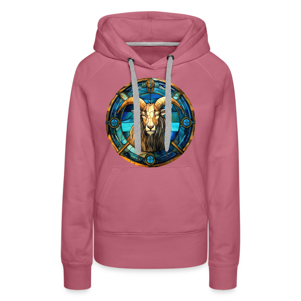 Women’s Mosaic Capricorn Premium Hoodie - mauve