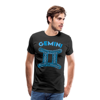 Thumbnail for Men's Power Words Gemini Premium T-Shirt - black