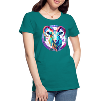 Thumbnail for Women’s Mythical Aries Premium T-Shirt - teal