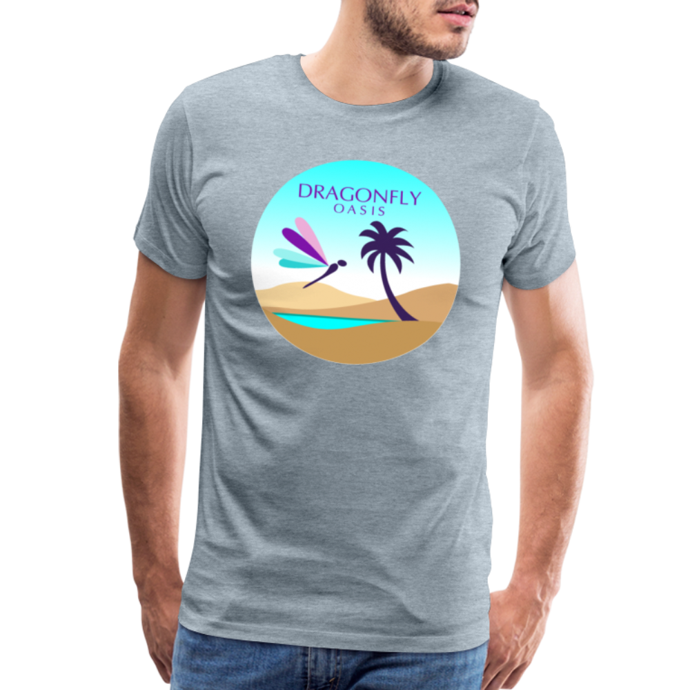 Men's Dragonfly Oasis v.2 Premium T-Shirt - heather ice blue