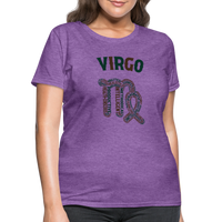 Thumbnail for Women's Power Words Virgo T-Shirt - purple heather