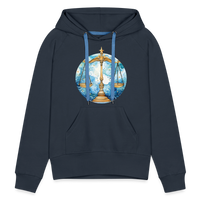 Thumbnail for Women’s Mythical Libra Premium Hoodie - navy