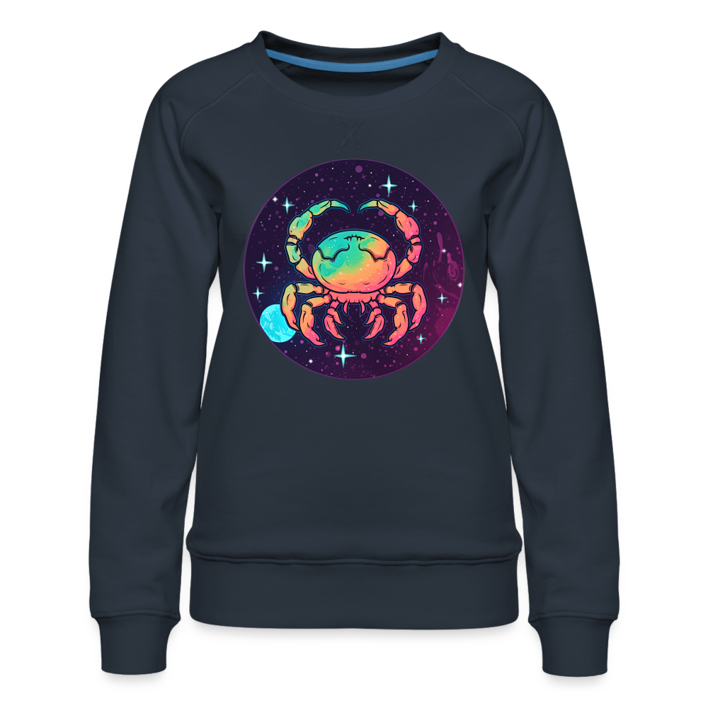 Women’s Mystic Cancer Premium Sweatshirt - navy