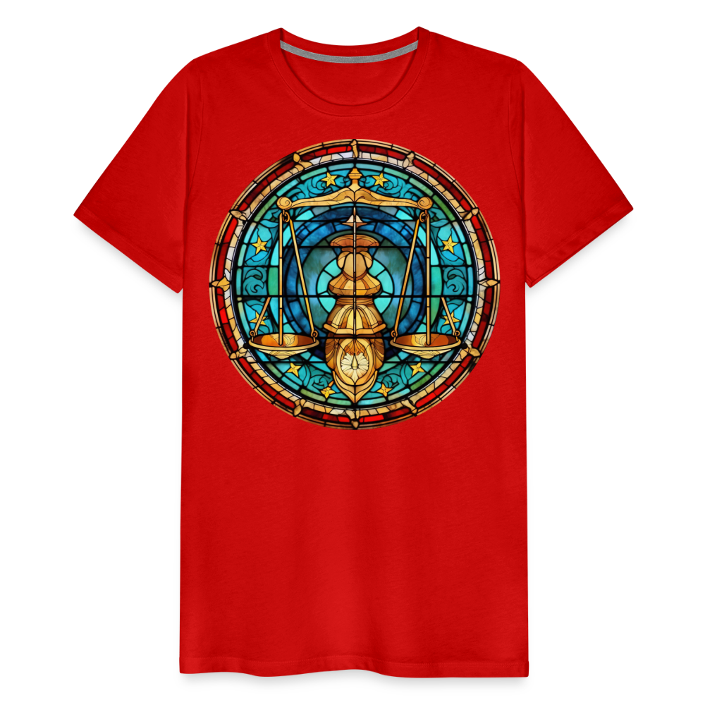 Men's Mosaic Libra Premium T-Shirt - red