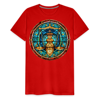 Thumbnail for Men's Mosaic Libra Premium T-Shirt - red