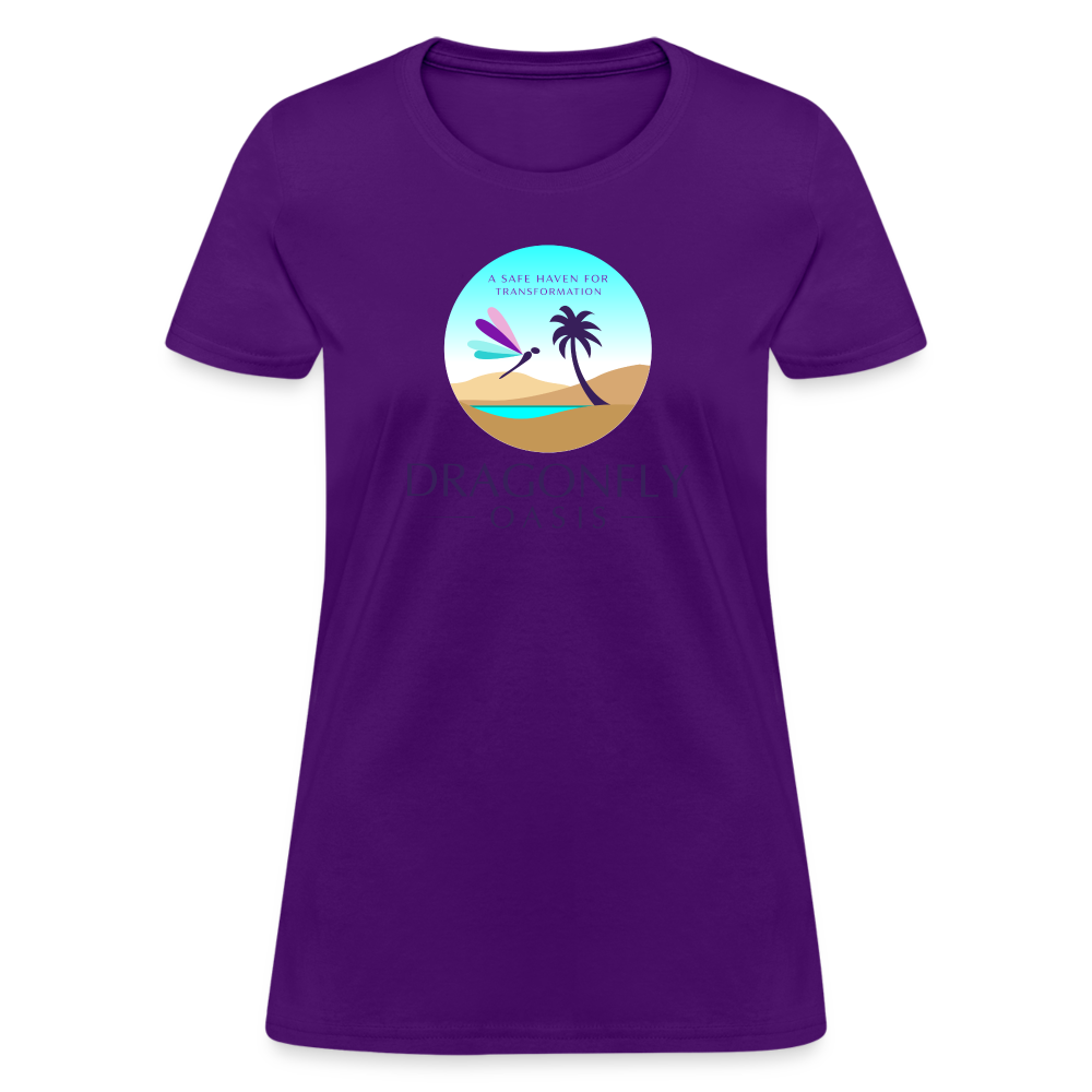 Women's Dragonfly Oasis V.1 Capricorn T-Shirt - purple