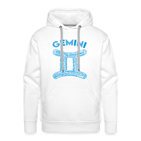 Thumbnail for Men's Power Words Gemini Premium Hoodie - white