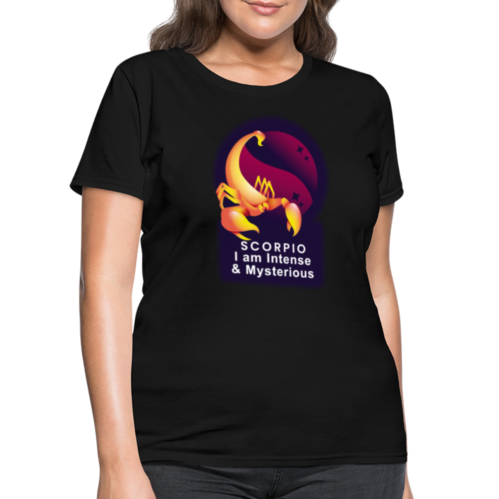 Women's Glow Scorpio T-Shirt - black