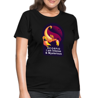 Thumbnail for Women's Glow Scorpio T-Shirt - black