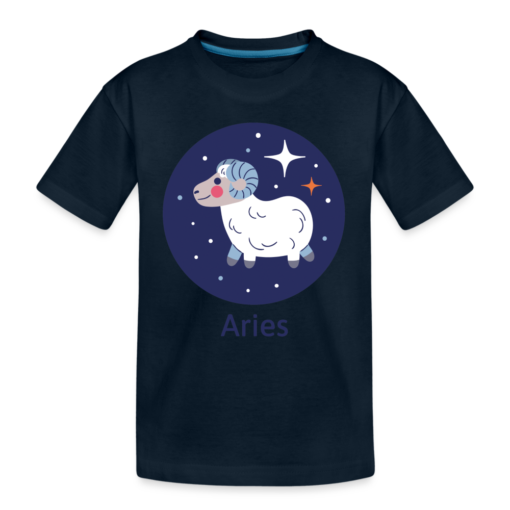 Kid’s Bluey Aries Premium Organic T-Shirt - deep navy