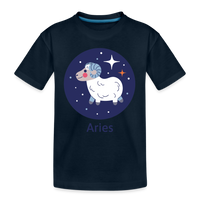 Thumbnail for Kid’s Bluey Aries Premium Organic T-Shirt - deep navy