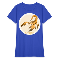 Thumbnail for Women's Mosaic Scorpio T-Shirt - royal blue