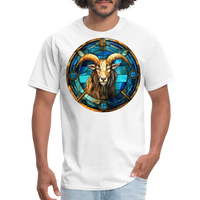 Thumbnail for Men's Mosaic Capricorn Classic T-Shirt - white