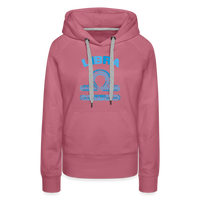 Thumbnail for Women's Power Words Libra Premium Hoodie - mauve